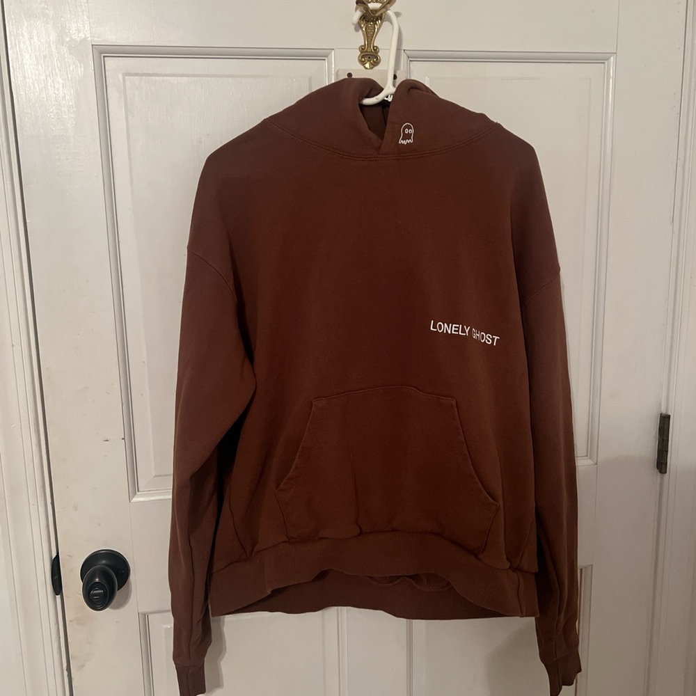 Brown lonely ghost hoodie 👻